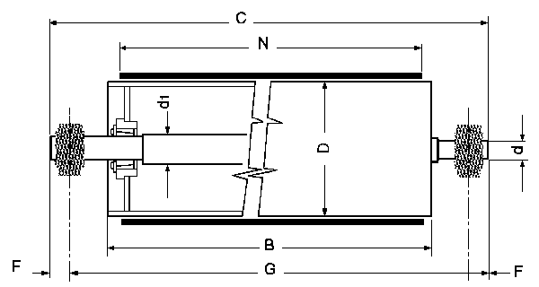 Idler pulley with clamping units